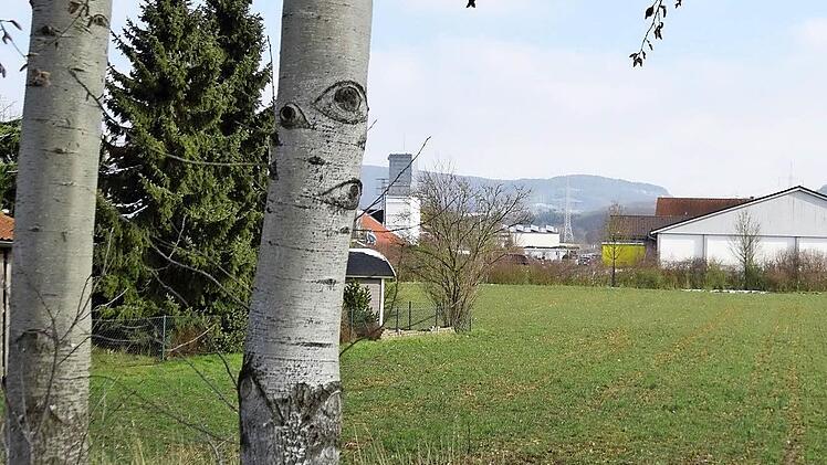 Die Fläche hinter dem bestehenden Aldi-Gebäude soll nach hinten erweitert werden, dort wird dann der neue Aldi gebaut. Foto: Ronald Rinklef