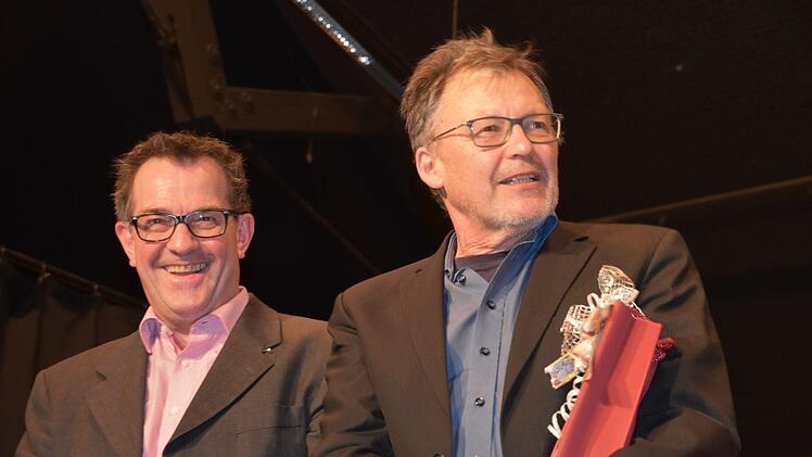 Die beiden Organisatoren des Abends: Thomas Schimmel (li) und Georg KöstnerUschi Prawitz