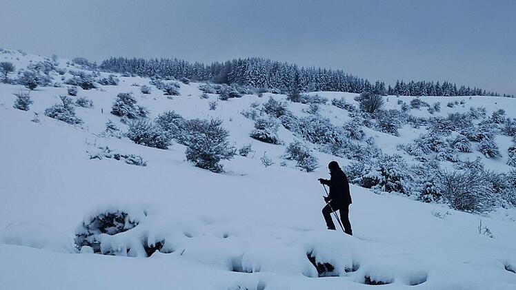 Schneeschuhgänger Foto: Marion Eckert