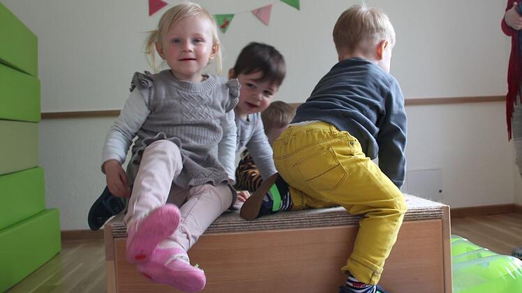 In der BRK-Kinderkrippe "Rotkreuzbienchen" im Mehrgenerationenhaus sind derzeit alle Plätze belegt. Foto: Ronald Heck