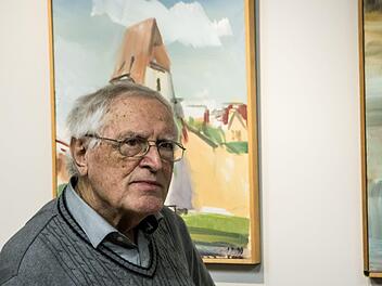 "Von Coburg aus" lautet der Titel einer neuen Ausstellung, die im neuen Kunstraum "Rückert 3" in Coburg Werke von Robert Reiter zeigt.Foto: Jochen Berger