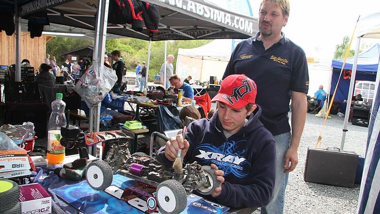 Jonas Bauer ist erst 16 Jahre alt, aber schon ein echter Profi: Seit acht Jahren nimmt er an Rennen teil. "Die Strecke ist nicht schlecht", sagte er. Foto: Sonja Adam