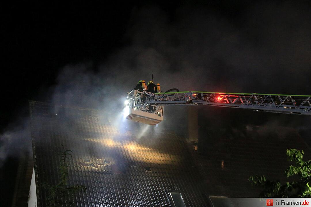 Blitzeinschlag in Gernach