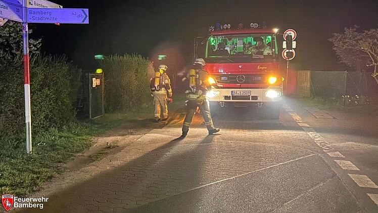 Feuerwehreinsatz in Bamberg: Rauchentwicklung in Kleingartensiedlung