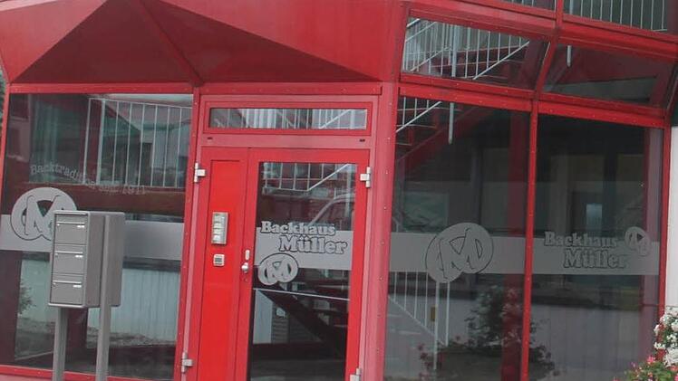 Der Eingang am neuen Domizil in Stockheim.