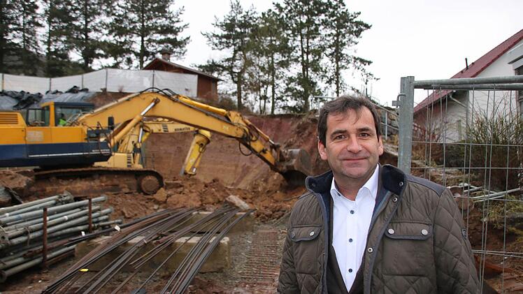 Blick auf die Baustelle. Foto: Ralf Ruppert