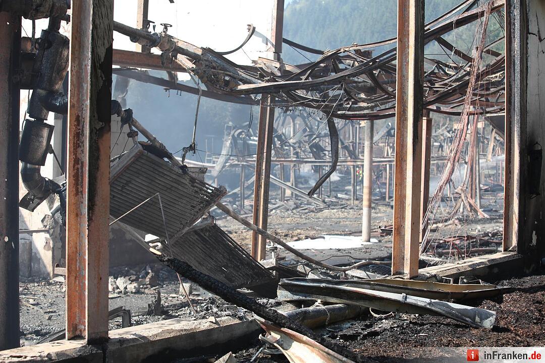 Verwüstung nach Sägewerk-Brand