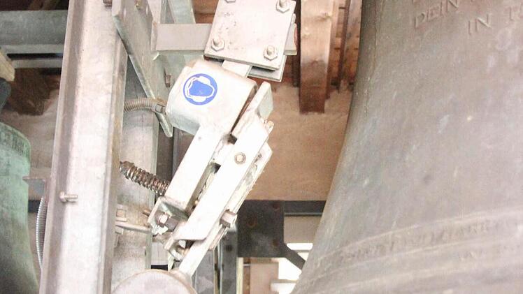 Das Schlagwerk für die Stunden an der großen Glocke  Foto: Friedwald Schedel