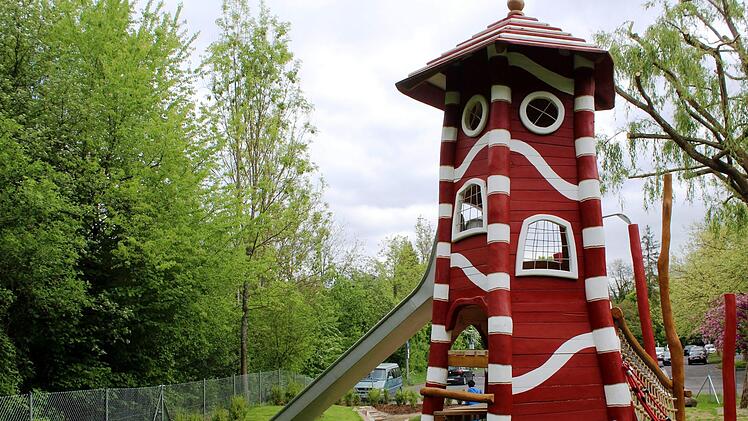 Der neue Wasserspielplatz in der Schützenstraße. Werner Vogel