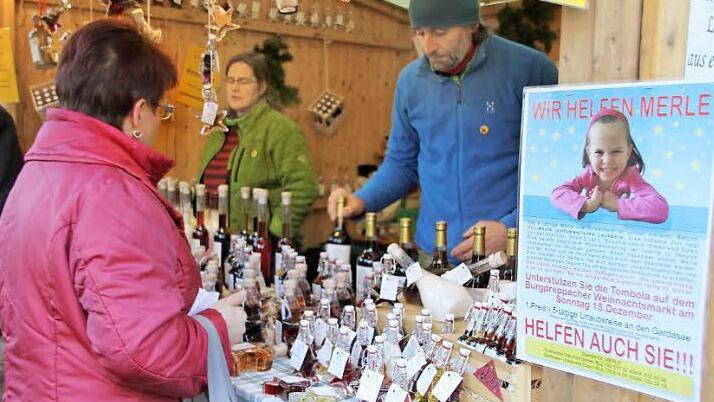 Liköre für die kleine Merle: Auch Familie Koch aus Birkach zog mit.