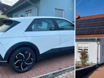 Der Unterfranke Volker besitzt seit Dezember eine Solaranlage und beschäftigt sich intensiv mit der Rendite - seine E-Autos spielen dabei eine große Rolle.