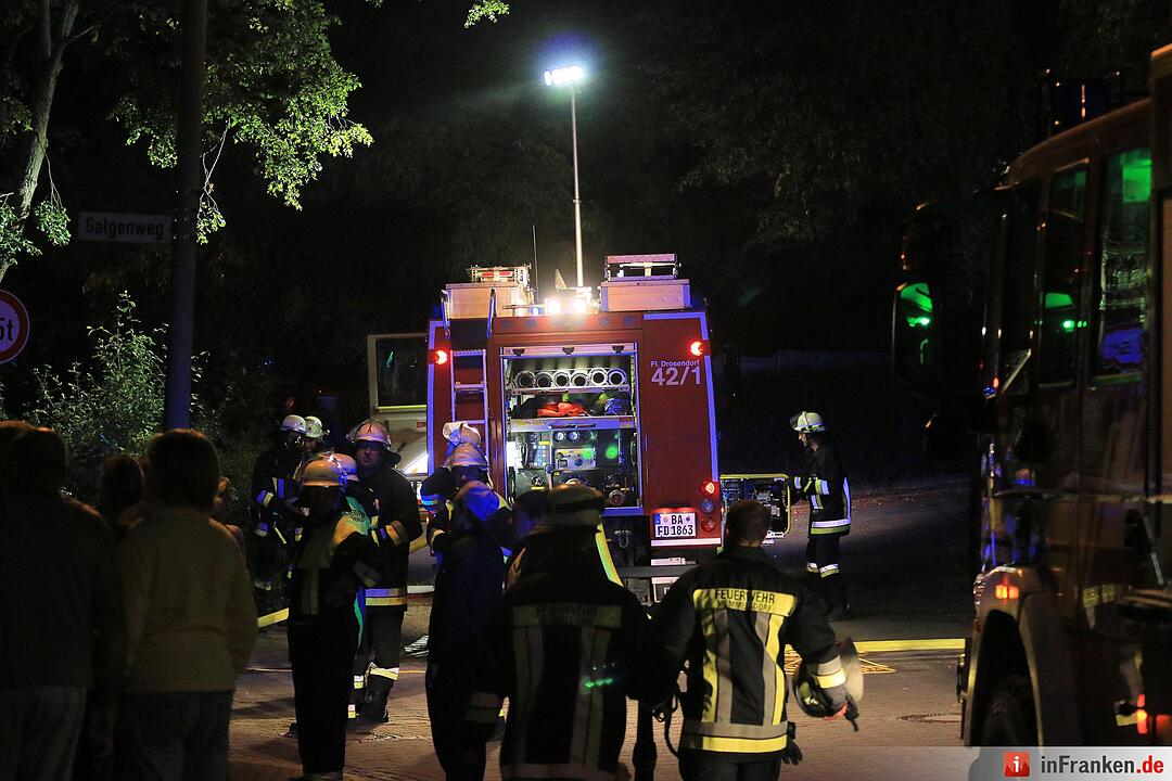 Brand in Mehrfamilienhaus in Memmelsdorf