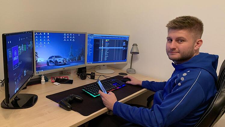 Koordiniert die Duelle für den TSV Arnshausen: Christian Kiesel, der auch Sportleiter und Trainer ist.