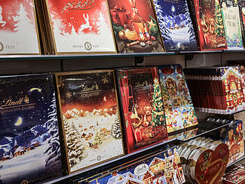 Illustration - Adventskalender mit Schokolade