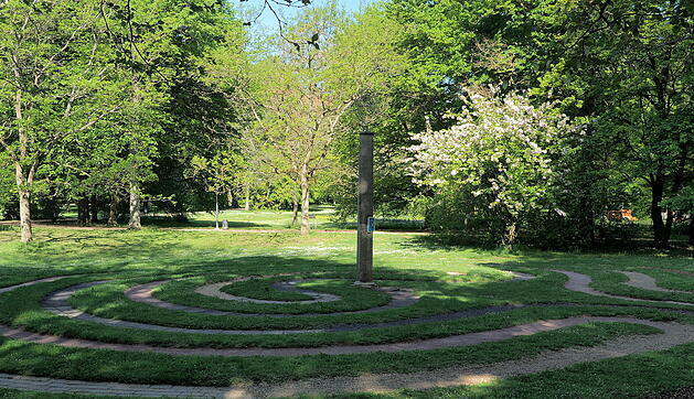 Landschaftsgarten im englischen Stil