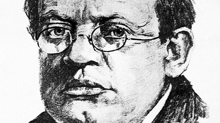 Max Reger (Zeichnung von Heinrich Hübner, um 1914)  Foto: dpa
