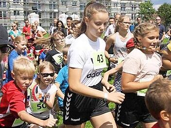 Beim Gemeindesportfest in Ebersdorf bei Coburg ging es ziemlich zur Sache.  Foto: Melanie Bischoff