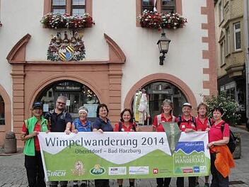 Die Wimpelwanderung 2014 führte auch durch Bad Kissingen.  Foto: Rhönklub Bad Kissingen