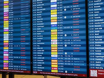 Winterwetter - Flughafen Berlin/Brandenburg