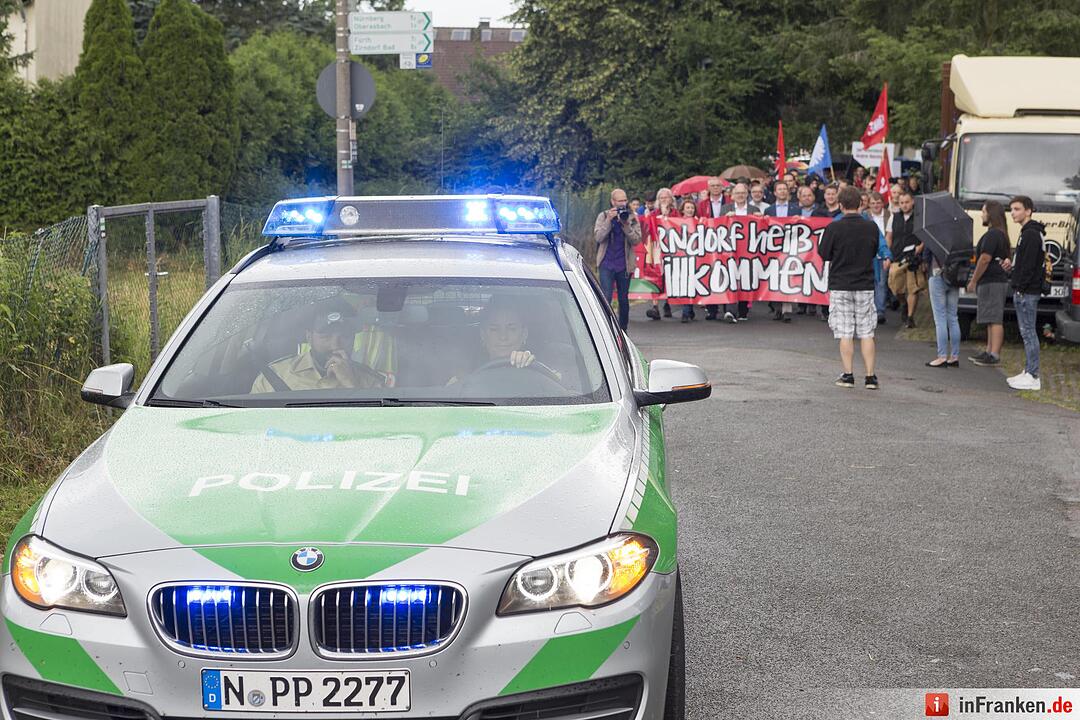 Demonstration gegen Rechts in Zirndorf