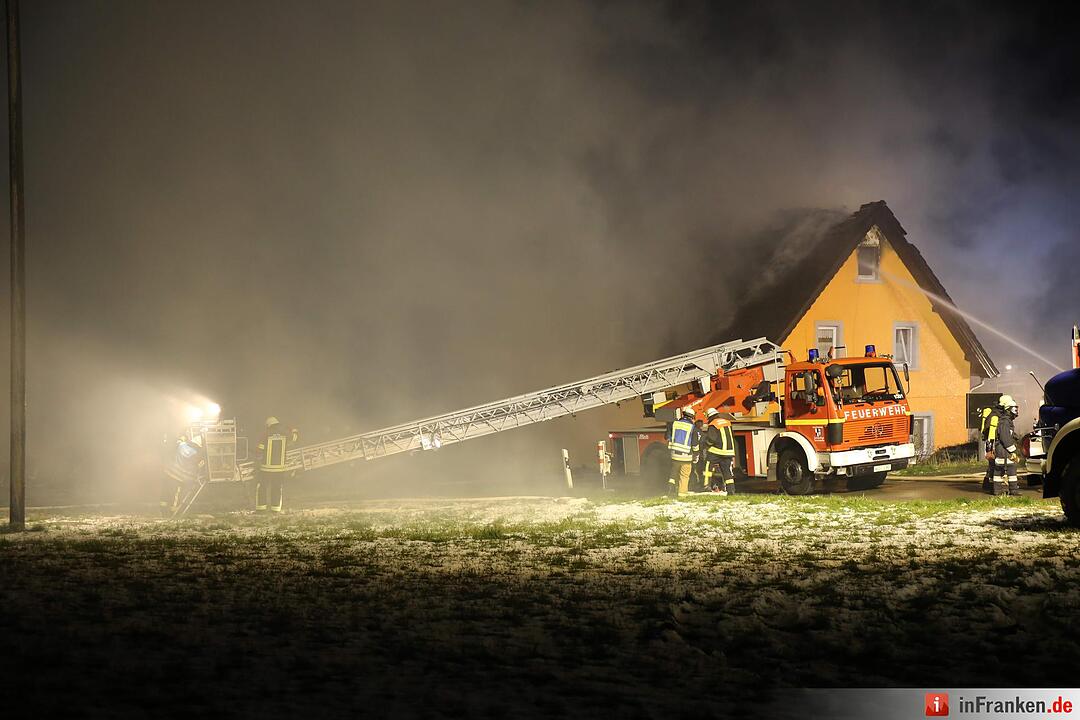 Brand in Kunreuth (Kreis Kulmbach)