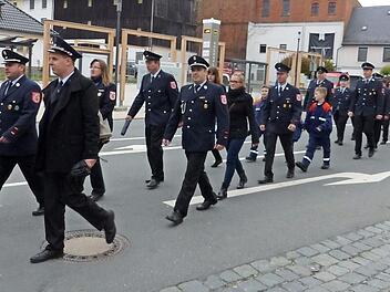 Der LQN-Pilgergang führte vom Radonplatz zur Wallfahrtsbasilika Marienweiher.  Foto: Klaus-Peter Wulf