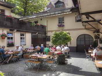 Brauerei Spezial in Bamberg öffnet Innenhof für Gäste