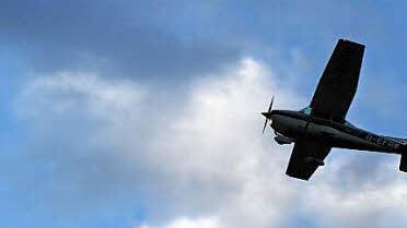 Alfons Gebhard fliegt durch den fränkischen Himmel.