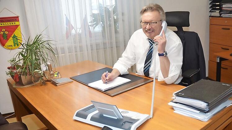 Pressigs Bürgermeister Hans Pietz wird am Sonntag 60. Foto: K.- H. Hofmann