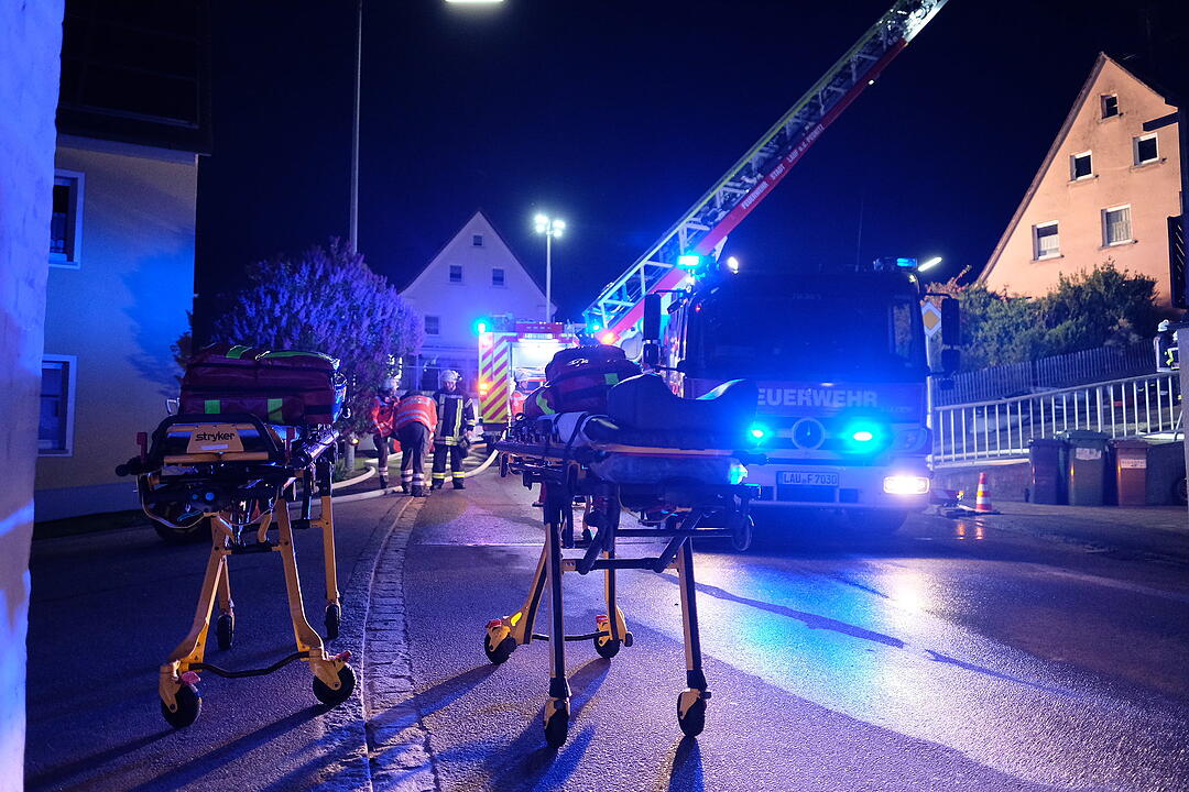 Ein Verletzter bei Brand im Nürnberger Land