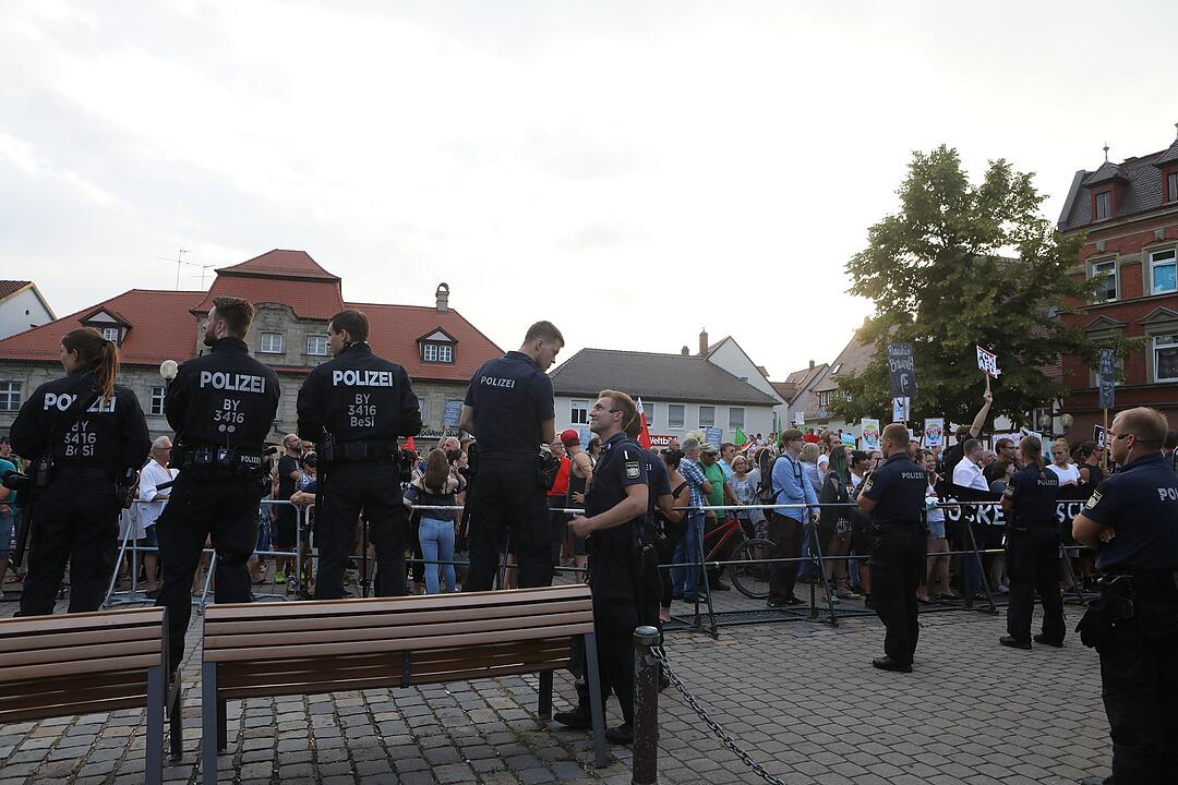 Björn Höcke in Forchheim: Demonstrationen gegen AfD-Politiker