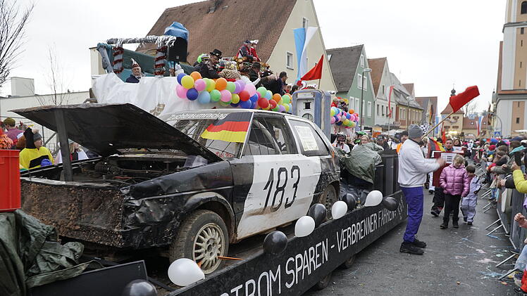 Allersberger Faschingsumzug 2023 mit 20.000 Besuchern