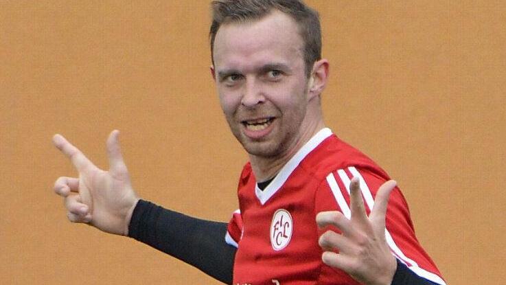 Der Lichtenfelser Torj&auml;ger Steffen H&ouml;nninger  Foto: Czepera