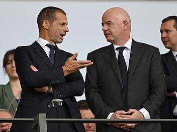 Aleksander Ceferin und Gianni Infantino