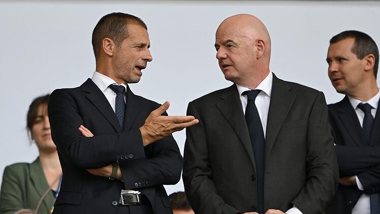 Aleksander Ceferin und Gianni Infantino