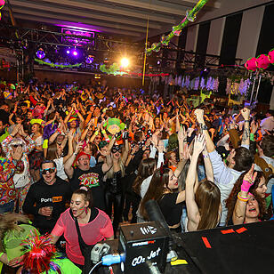 Beste Partystimmung in der Stadthalle