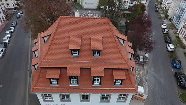 Das Palais Erthal von oben. Foto: Toni Schick