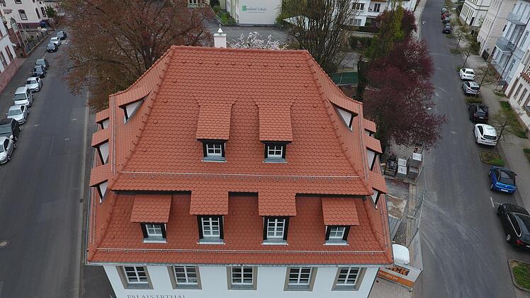Das Palais Erthal von oben. Foto: Toni Schick