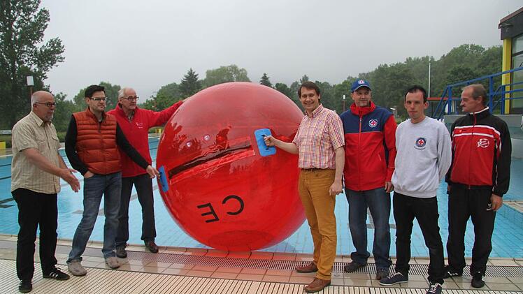Die Verantwortlichen von Stadt, Sporttauchclub und Wasserwacht hoffen auf eine sonnige Jubiläumssaison 2014.