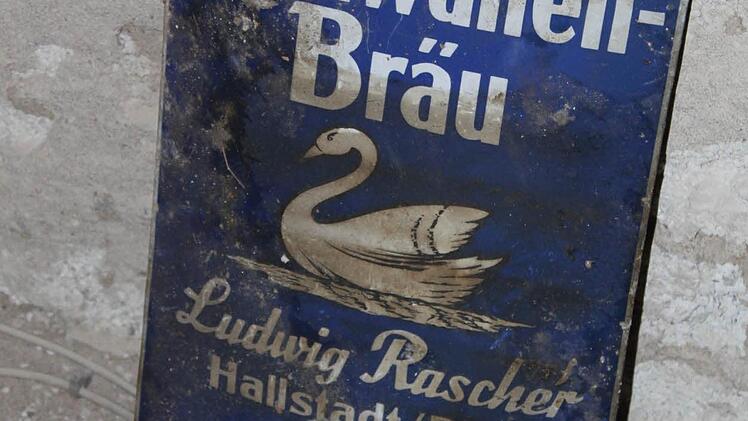 Dieses Schild wird gut aufgehoben.Foto: Anette Schreiber