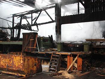 Hier brach der Brand im Sägewerk aus. Foto: Friedwald Schedel