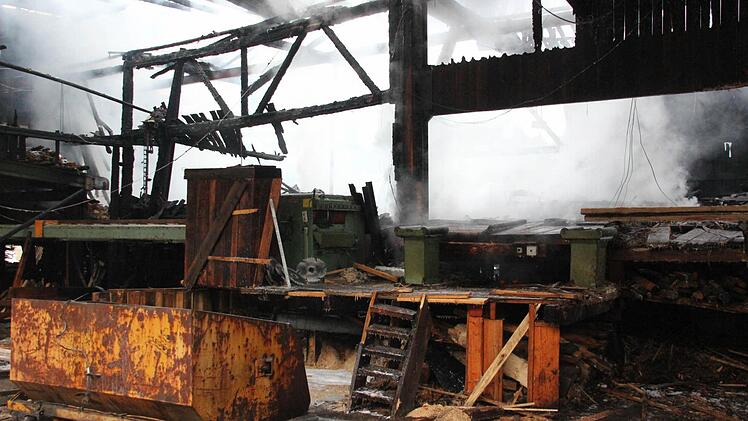 Hier brach der Brand im Sägewerk aus. Foto: Friedwald Schedel