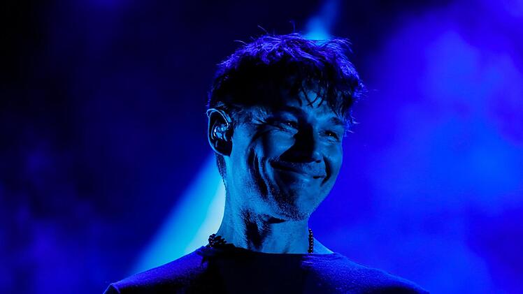 a-ha-Sänger Morten Harket beim Konzert in Coburg.Foto: Matthias Hoch