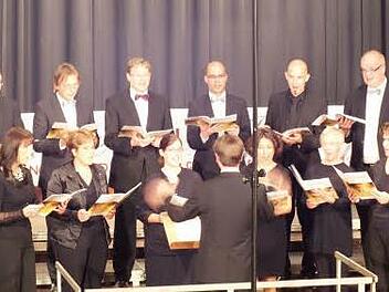 Der Ad-Hoc- Kreischor debutierte beim Landkreissingen.