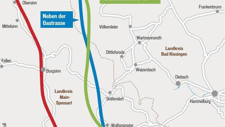Quelle: Bürgerinitiative "Sinntal gegen die Stromtrasse"Grafik: Heike Grigull