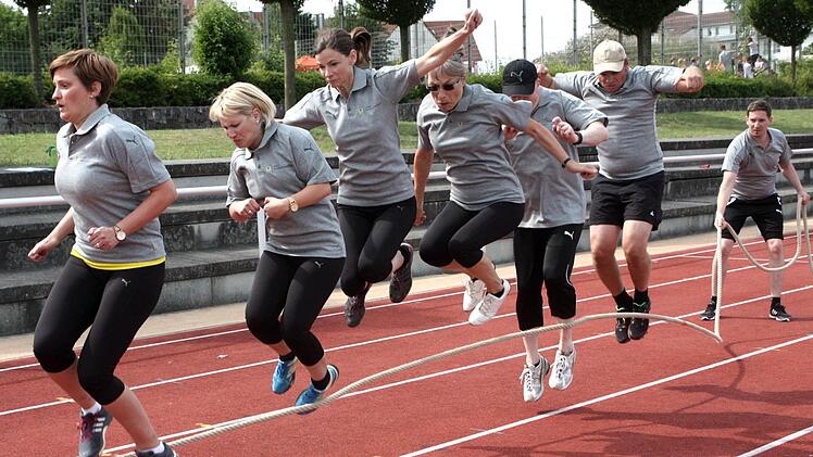 Beim Seilspringen kommt es nicht nur auf die Sprunghöhe, sondern auch auf das Timing an. Foto: Richard Sänger