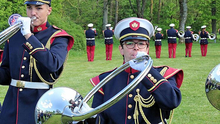 Der DRK Spielmanns- und Fanfarenzug Rückers Foto: Dieter Britz