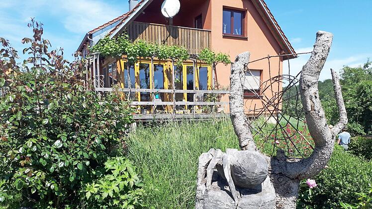 Naturgarten der Familie Kammlott in Jesserndorf im Jahr 2019  Foto: G. Ulsamer/ Landratsamt Haßberge
