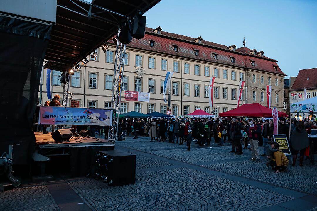 Fest der Demokratie, III. Weg und Anti-Nazi-Demonstrationen in Bamberg