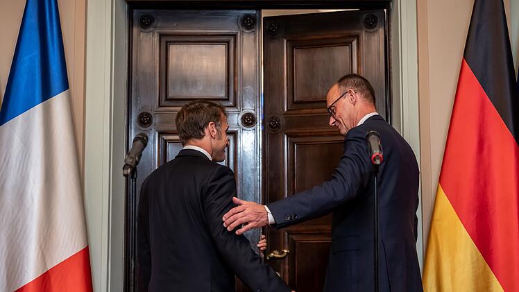 Kanzler Merz empfängt Frankreichs Präsident Macron